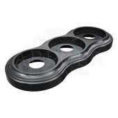 Рамка 3 местная, венге, GE70833-36 МезонинЪ, серия Аврора