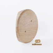 Накладка на бревно D200 мм. под распределительную коробку или светильник D115, дуб, KR2-200-D naBrevno