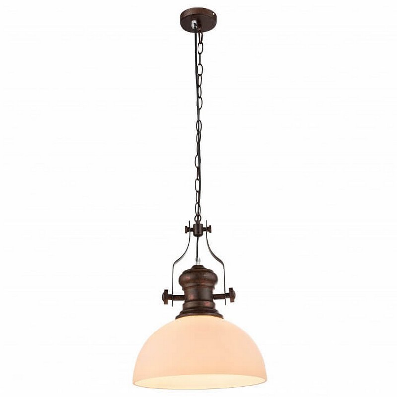 Лофт светильник подвесной Jeju, коричневый, 15278 Globo