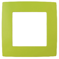 Дизайнерская рамка 1 местная, лайм, Б0019391 Эра, серия 12