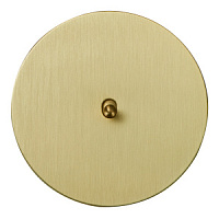 Дизайнерский выключатель перекрестный круглый, переключатель - капля, EU040104A03 Salvador, одноклавишный