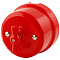 Ретро выключатель красный 340-К (KM) Lindas одноклавишный проходной
