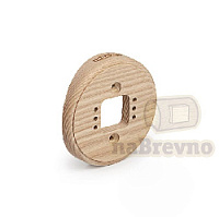 Одинарная накладка на бревно D220 мм., ясень, R1-220 naBrevno, серия Ретро