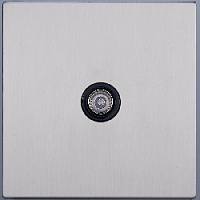 Розетка TV, SJAN55A5A14, никель, Salvador