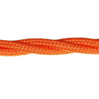 Ретро кабель (50м) 4*1.5 оранжевый, термостойкий, ПВОнг Подольсккабель