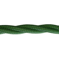 Ретро кабель (50м) 3*2.5 зеленый, термостойкий, ПВОнг Подольсккабель
