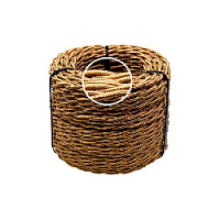 Ретро кабель витой электрический, 2*0.75, медный шелк, Edisel