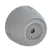 Дизайнерская розетка антенная TV, 7700884, серый, OneKeyElectro, серия Rotondo