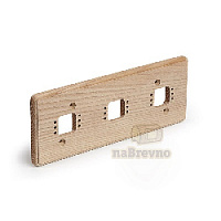 Тройная накладка на плоскость, ясень, RM3-0 naBrevno, серия Ретро Металл