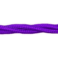 Ретро кабель (50м) 2*0.75 фиолетовый, термостойкий, ПВОнг Подольсккабель