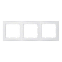 Дизайнерская рамка 3 местная, полярная белизна, матовый, 10139909 Berker, серия S.1