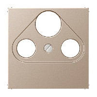 Накладка розетки TV-FM-SAT, шампань, A561PLSATCH Jung, серия A