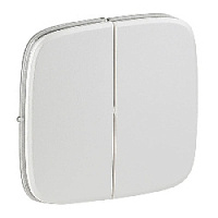 Двойная клавиша выключателя жемчуг, 755029 Legrand, серия Valena Allure
