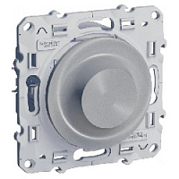 Дизайнерский светорегулятор 20-420 Вт, алюминий, S53R515 Schneider Electric, диммер, серия Odace