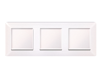 Дизайнерская рамка из термопластика 3 местная, жемчуг, AF110203 Ambrella Volt