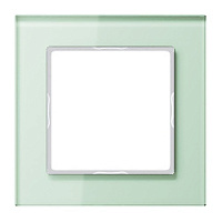 Дизайнерская рамка 1 местная, матовое стекло, AC581GLWMT Jung, серия A Creation