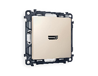 Комплект механизма розетки HDMI 2.0 40V/500mA 2.0GHz 5-18Gbit/s , бежевый матовый, MA334010 Ambrella Volt