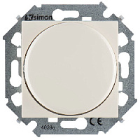 Дизайнерский светорегулятор для регулируемых LED ламп, 215 Вт, бежевый, 1591796-031, Simon, серия 15