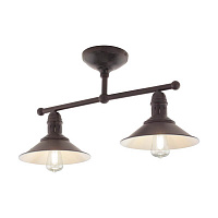 Лофт светильник потолочный Stockbury, коричневый, 49824 Eglo
