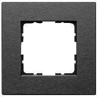 Дизайнерская рамка 1 местная, черный, 81001AB Wedder, серия R3
