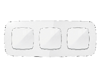 Дизайнерская рамка из оргстекла 3 местная, белый, OF320103 Ambrella Volt