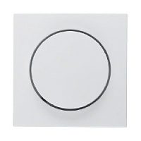 Центральная панель поворотного диммера, полярная белизна, глянцевый, 11378989 Berker, серия S.1