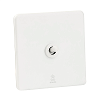 Дизайнерский выключатель Mira Белый лед, BMW1KXTC Bonze одноклавишный перекрестный