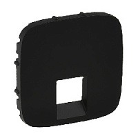 Накладка для розетки RJ-11 или R-J45, антрацит, 755418 Legrand, серия Valena Allure
