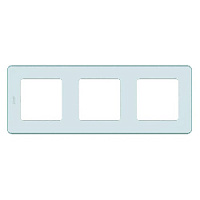 Дизайнерская рамка 3 местная, мятный, 673955 Legrand, серия Inspiria