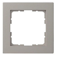 Дизайнерская рамка 1 местная, серый матовый, 81001SCGM Wedder, серия R1