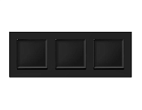 Дизайнерская рамка из термопластика 3 местная, черный матовый, AF220703 Ambrella Volt