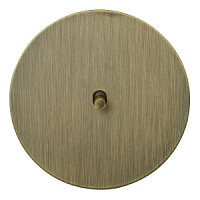 Дизайнерский выключатель перекрестный круглый, переключатель - цилиндр, EU030103B03 Salvador, одноклавишный