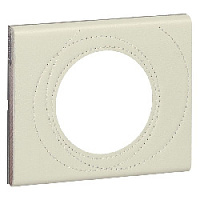 Дизайнерская рамка 1 местная, кожа макиато, камень, 069431 Legrand, серия Celiane