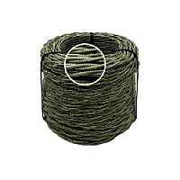 Ретро кабель витой электрический, 2*0.75, титан шелк, Edisel