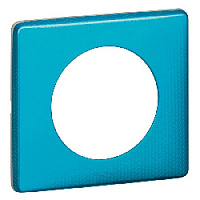 Дизайнерская рамка 1 местная, лазурный пунктум, 068771 Legrand, серия Celiane