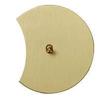 Дизайнерский выключатель проходной полукруглый, переключатель - капля, EU040204A01 Salvador, одноклавишный