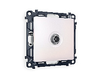 Комплект механизма TV розетки проходной 5-1000 MHz 4dB, жемчуг, MA213030 Ambrella Volt