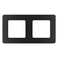 Дизайнерская рамка 2 местная, антрацит, 673943 Legrand, серия Inspiria