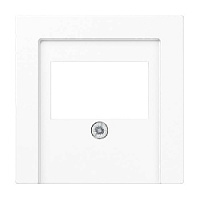 Накладка розетки TAE/Audio, белый, A569PLTWW Jung, серия A