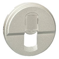 Накладка для розетки RJ-45, титан, 068551 Legrand, серия Celiane