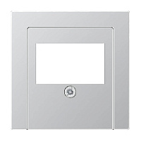 Накладка розетки TAE/Audio, алюминий, A569PLTAL Jung, серия A