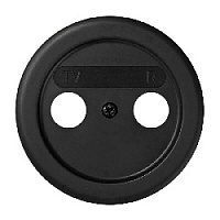 Накладка для розетки TV-R, графит, 88053-38 Simon, серия 88