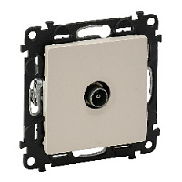 Дизайнерская розетка TV оконечная, слоновая кость, 753560 Legrand, серия Valena Life