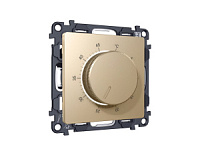 Комплект механизма терморегулятора с датчиком для теплого пола с подсветкой, шампань, MA605710  Ambrella Volt, терморегулятор