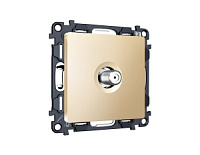 Комплект механизма TV розетки SAT 5-2400MHz 3.5dB , шампань, MA613050 Ambrella Volt