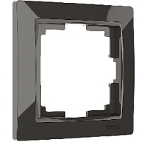 Дизайнерская рамка 1 местная, серо-коричневый, поликарбонат, W0012007 Werkel