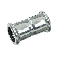 Муфта для труб D15 Оцинкованная сталь, 3041516 Villaris-loft