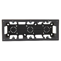 Коробка для открытого монтажа, 3 местная, графит, 2400753-038 Simon, серия 24 Harmonie