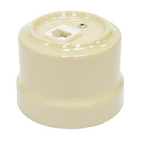 Ретро розетка компьютерная RJ-45 cat.6, слоновая кость, 32109 Lindas