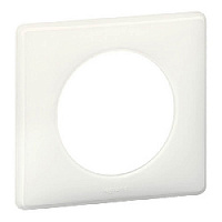 Дизайнерская рамка 1 местная, белый глянец, 066631 Legrand, серия Celiane